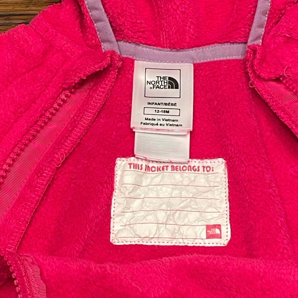 Fuchsia Fleece Snow Suit Boy Girl - Picture 2 of 4